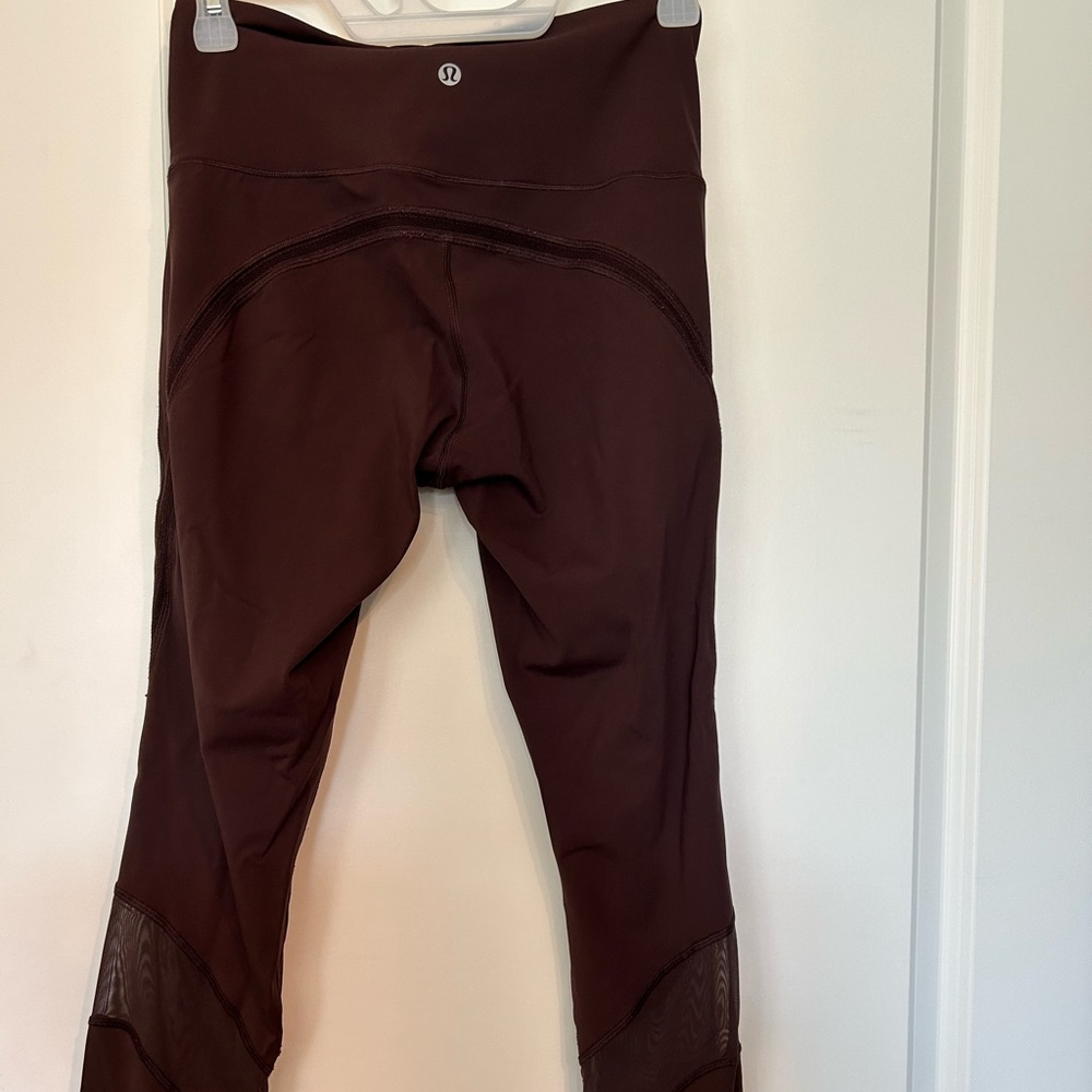 Dark purple lululemon leggings full length